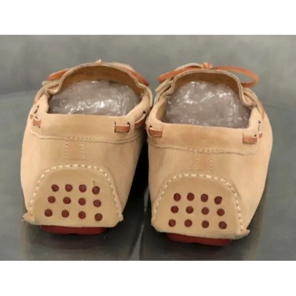 Cole Haan Men's Moccassins Driving Loafers Shoes Size 13 D Suede Tan C12463