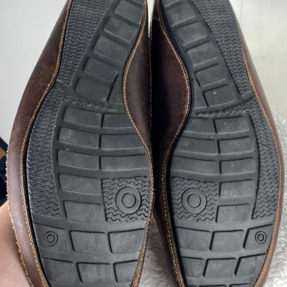 Cole Haan Mens Sz 12 Loafers Shoes Moccasins Crocodile Alligator Leather Brown