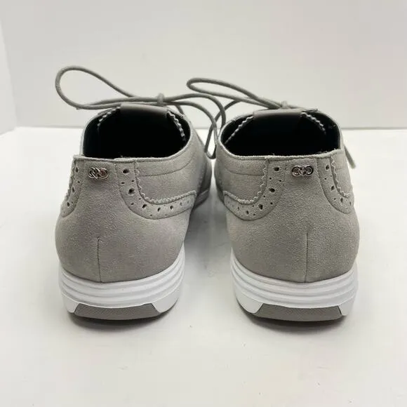 Cole Haan | NWOB Women's Grand Tour Gray Suede Oxford Shoes Lace Up Sneakers