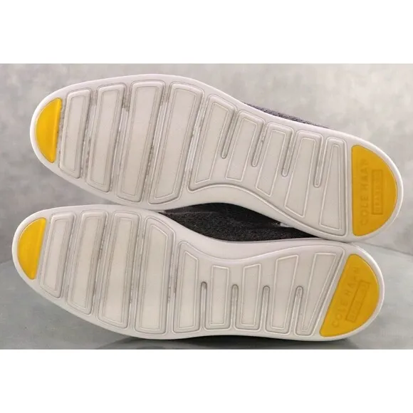 Cole Haan Original Grand $150 Men's Wingtip Knit Casual Shoes Sz 9.5 Gray C31070