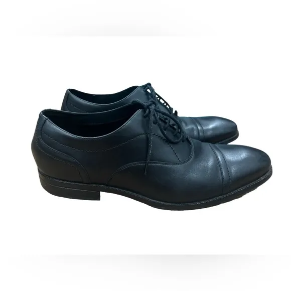 Cole Haan Sawyer Oxford Cap Toe Black Dress‎ Shoes Men's Size 12M Style C35106