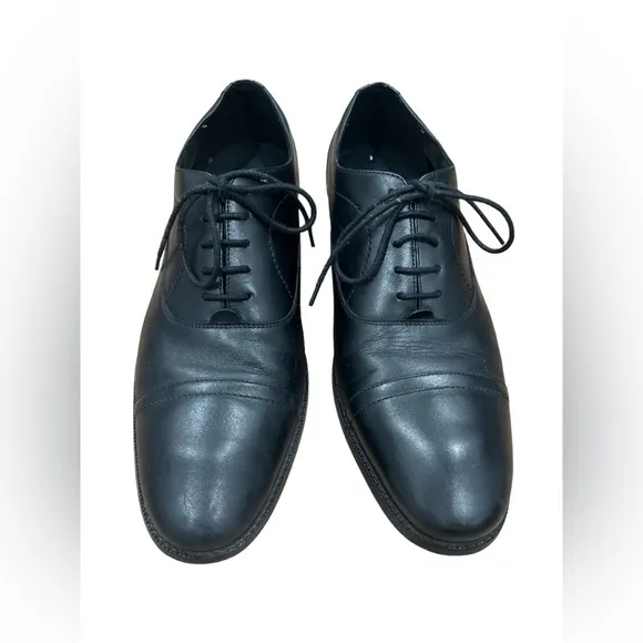Cole Haan Sawyer Oxford Cap Toe Black Dress‎ Shoes Men's Size 12M Style C35106