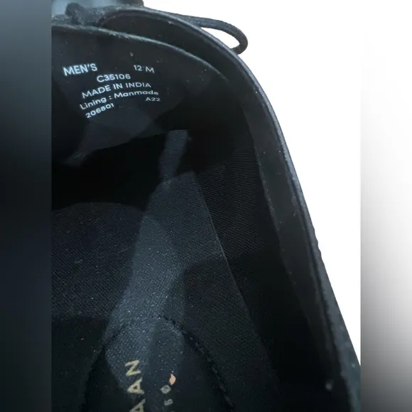 Cole Haan Sawyer Oxford Cap Toe Black Dress‎ Shoes Men's Size 12M Style C35106