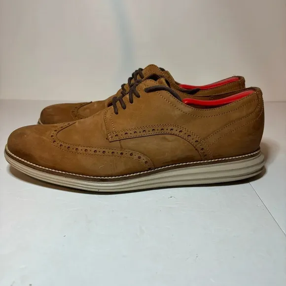 Cole Haan Shoes Men Size 12 M Original Grand Wingtip Lace Up Grand OS C30345