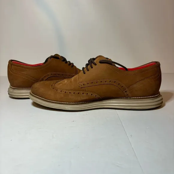 Cole Haan Shoes Men Size 12 M Original Grand Wingtip Lace Up Grand OS C30345