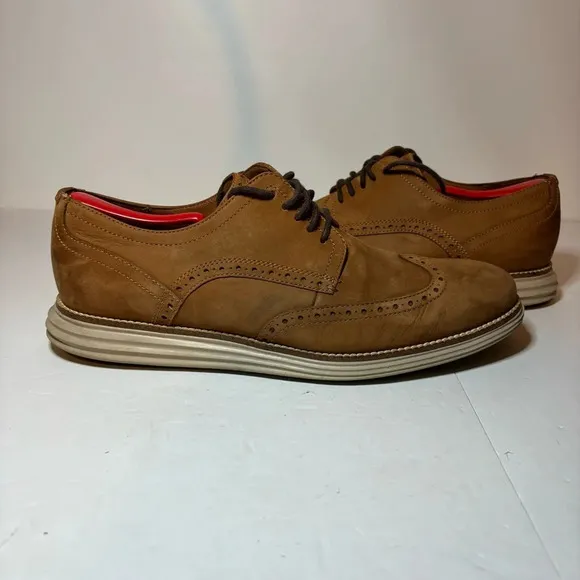 Cole Haan Shoes Men Size 12 M Original Grand Wingtip Lace Up Grand OS C30345