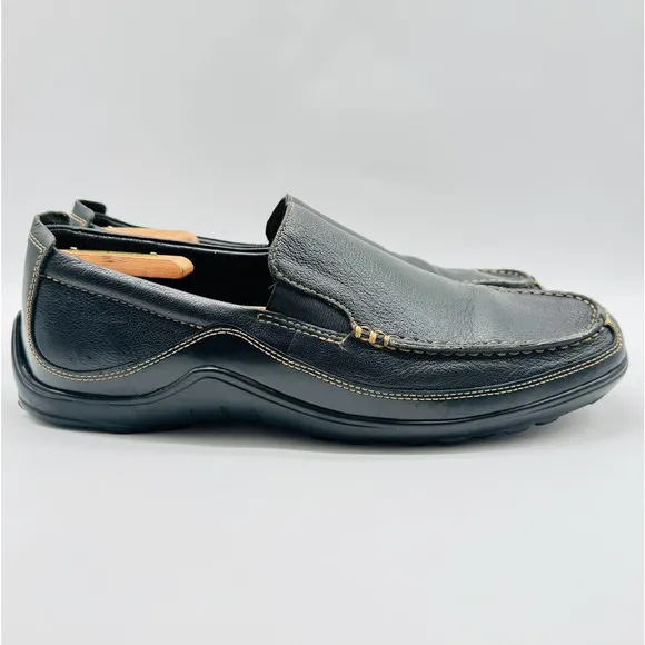 Cole Haan Shoes Mens 11 Black Leather Loafers Casual Driving Comfort Moccasins