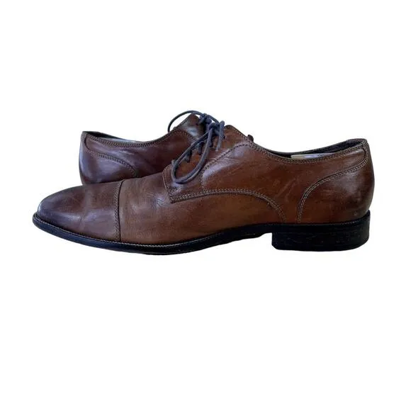 Cole Haan Shoes Mens 13 M Brown Benton Oxford Cap Toe Dressy Casual Lace Up