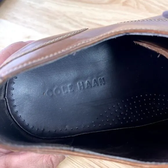 Cole Haan Shoes Mens 13 M Brown Benton Oxford Cap Toe Dressy Casual Lace Up