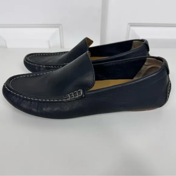 Cole Haan Somerset Venetian II Men’s Black Loafers Driving Shoes Size 8W
