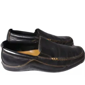 Cole Haan  Tucker Venetian Loafers Men's Size 10 Shoes Black &amp; Brown Leather