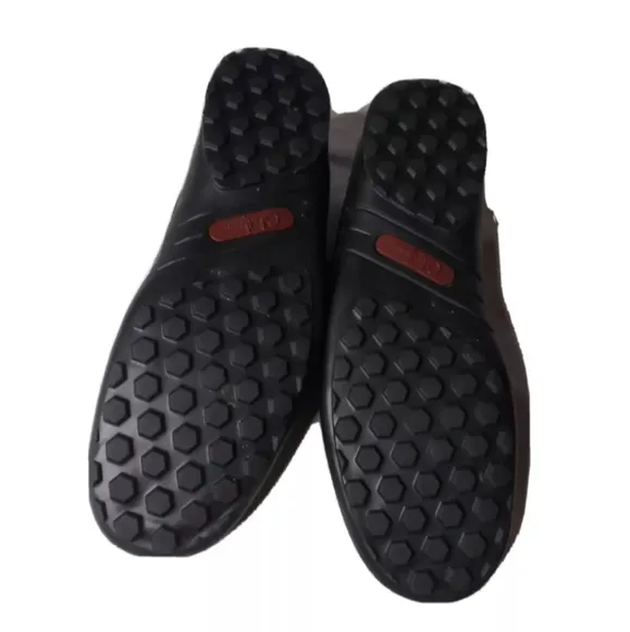 Cole Haan  Tucker Venetian Loafers Men's Size 10 Shoes Black &amp; Brown Leather