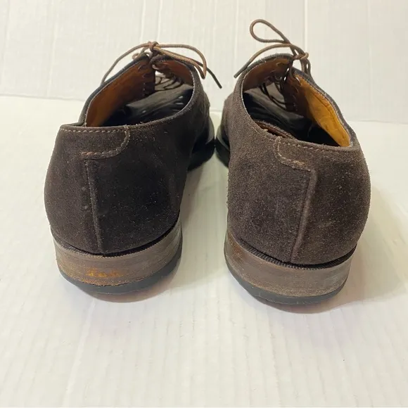 Cole Haan Vintage Men’s 9D Brown Suede Lace Up Oxford Dress Shoes Vibram Sole