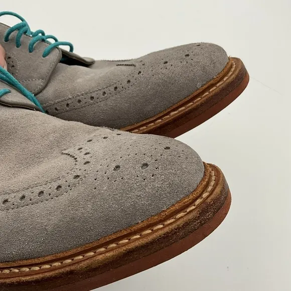 Cole Haan x Todd Snyder‎ C14253  Lace-Up Suede Wingtip Oxford Shoes Men's US 11M