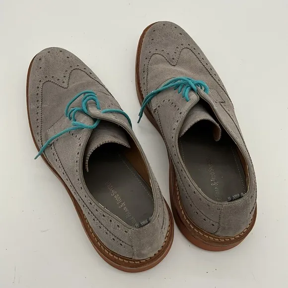 Cole Haan x Todd Snyder‎ C14253  Lace-Up Suede Wingtip Oxford Shoes Men's US 11M