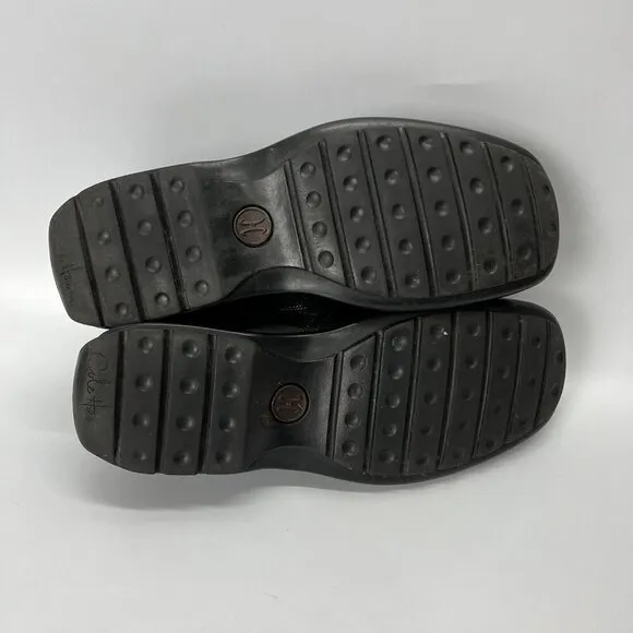 Cole Haan ZENO II Slip On Men's Black Leather Loafers Casual Shoes Size 9