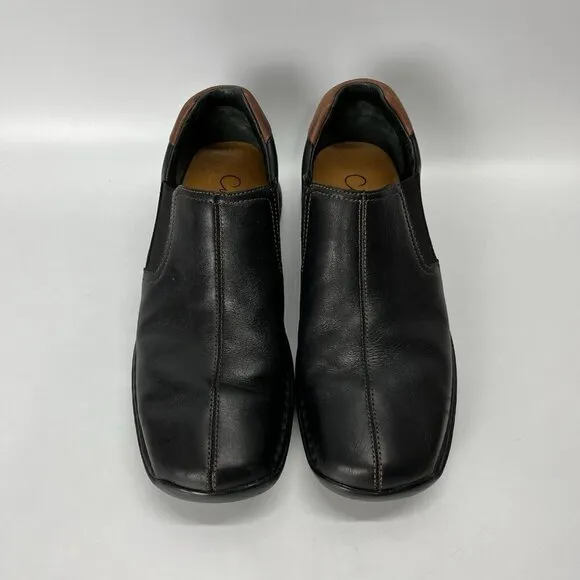 Cole Haan ZENO II Slip On Men's Black Leather Loafers Casual Shoes Size 9