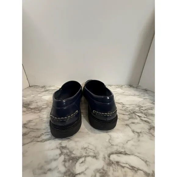 COLE HAAN ZER0 GRAND PINCH PENNY BLUE LOAFER SHOES MEN'S SIZE 9.5
