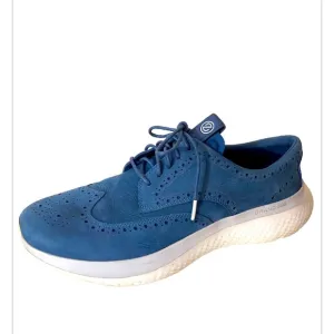 Cole haan zero grand stitch lite Oxford shoes blue leather sz  11.5