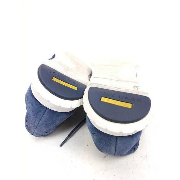 Cole Haan Zerogrand Women's size 9 B Wing tip Blazer Blue Suede Shoes D44805