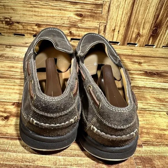 Cole Haan Leather Loafers Boat Shoes Mens Size 10 M US Gray Distressed C12360