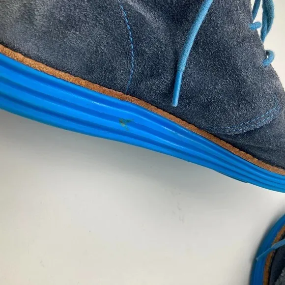 cole hann Lunar Grand suede lace up shoes
