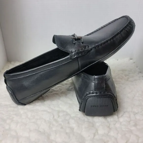 Cole Haan Wyatt Bit Driver Men's Casual Shoes Size 11 Black Leather C35783