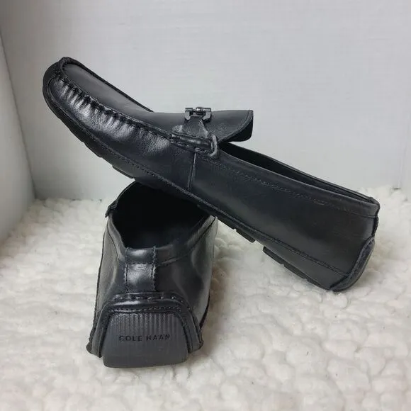 Cole Haan Wyatt Bit Driver Men's Casual Shoes Size 11 Black Leather C35783
