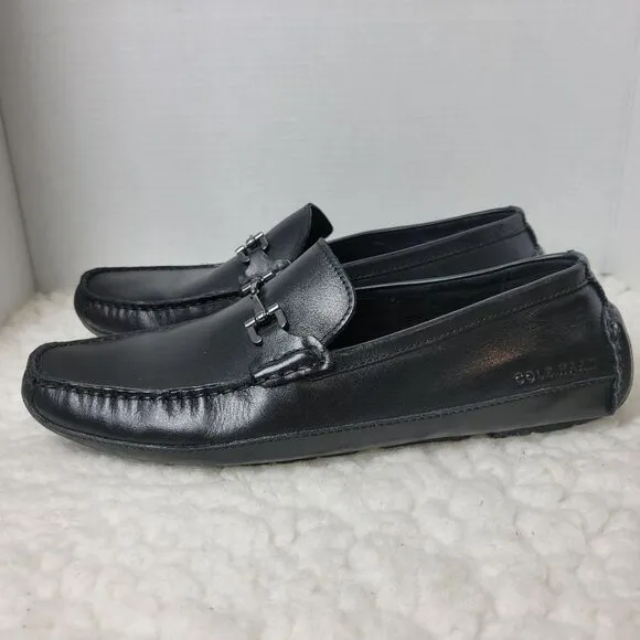 Cole Haan Wyatt Bit Driver Men's Casual Shoes Size 11 Black Leather C35783