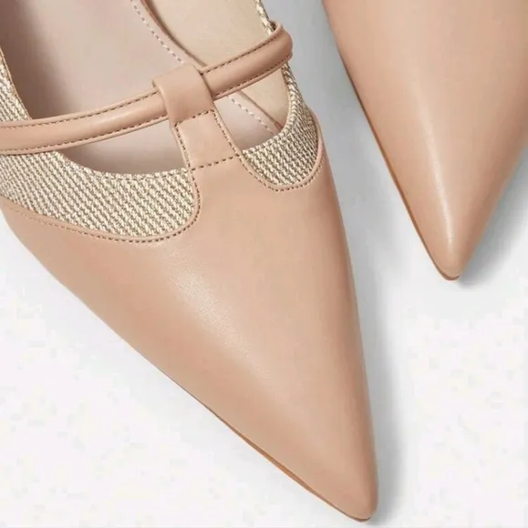 COLOR BLOCK POINTED TOE WOMEN PUMPS FOR CHRISTMAS AND NEW YEAR HOLIDAY