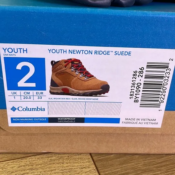 Columbia Youth Newton Ridge Suede boots
