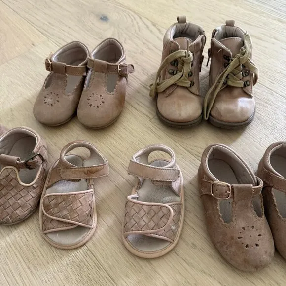 Consciously Baby Leather Shoes