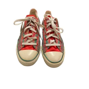 Converse Christmas Shoes Chuck Taylor All Stars Sz 6 women Red/Green