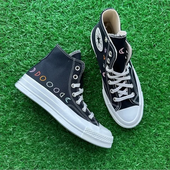 💝Converse Chuck 70 Hi Black / Vintage White