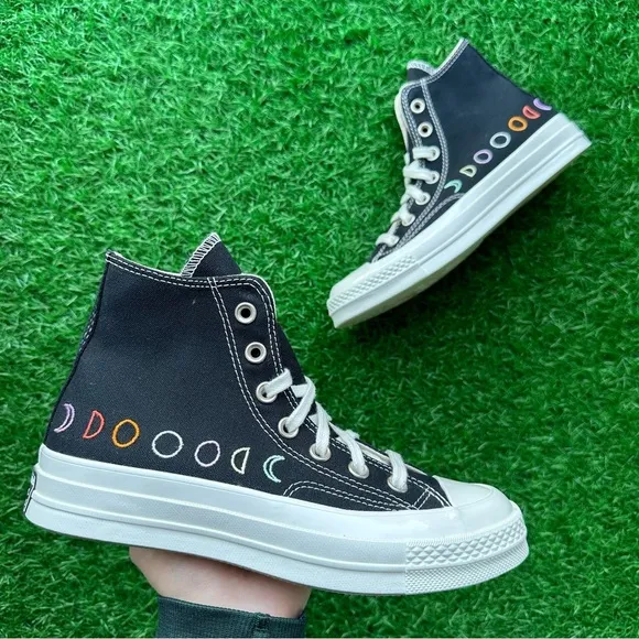 💝Converse Chuck 70 Hi Black / Vintage White