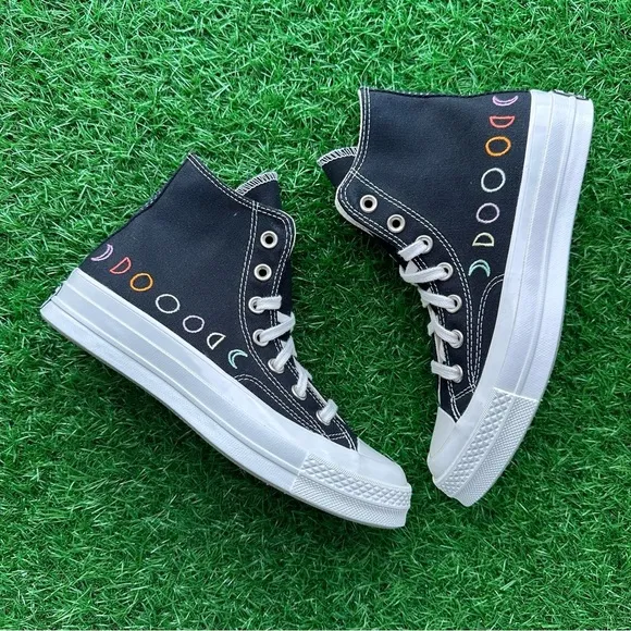 💝Converse Chuck 70 Hi Black / Vintage White