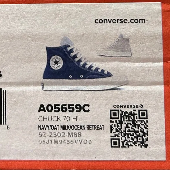 Converse Chuck 70 Hi Navy Oat Milk Ocean Retreat Shoes