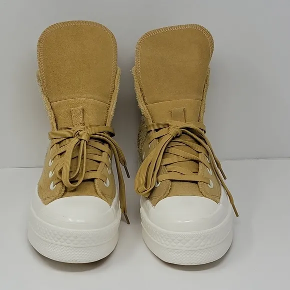CONVERSE Chuck 70 Plus Suede Sneakers High Top Shoes Dunescape Mens Size 7.5 New