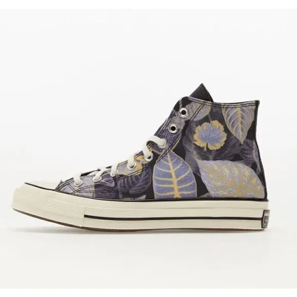Converse chuck 70 Hi tropical leaf print Storm US women size 7