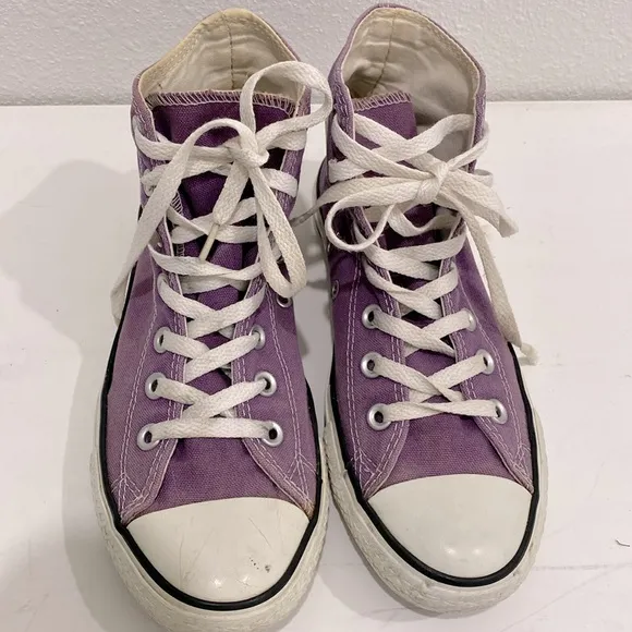 Converse Chuck Taylor All Star Hi Top Purple Sneakers |Size 7 Women’s
