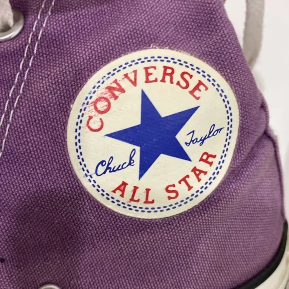 Converse Chuck Taylor All Star Hi Top Purple Sneakers |Size 7 Women’s