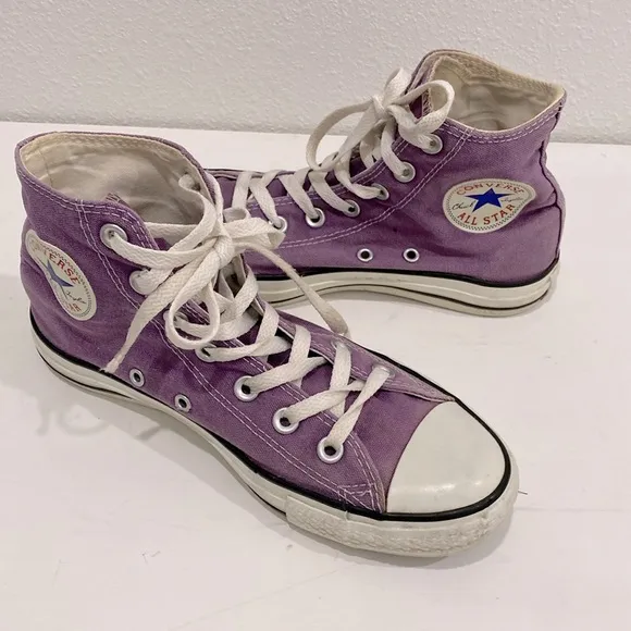 Converse Chuck Taylor All Star Hi Top Purple Sneakers |Size 7 Women’s