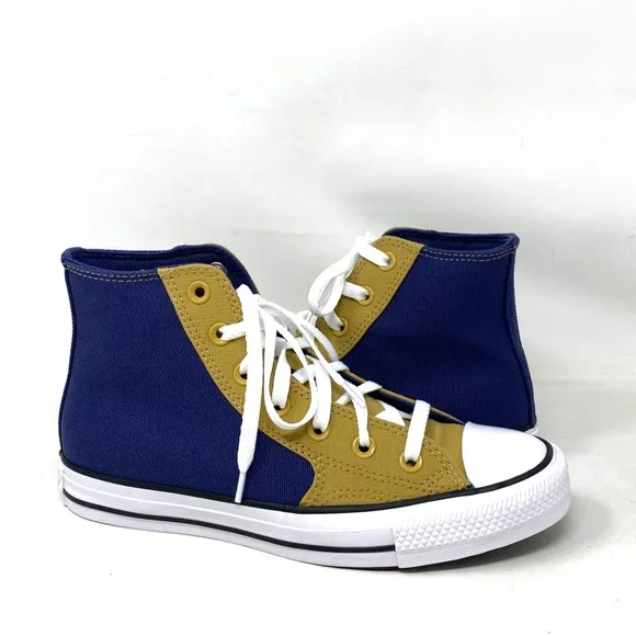 Converse Chuck Taylor High Casual Sneakers Women Shoes Navy Dune Canvas A04535F