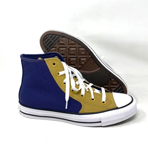 Converse Chuck Taylor High Casual Sneakers Women Shoes Navy Dune Canvas A04535F