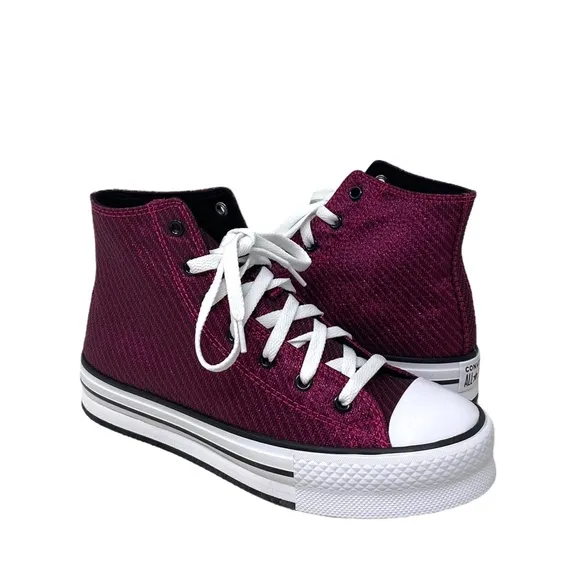 Converse Chuck Taylor Lift Platform SB Shoes Women Kid Canvas Prime Pink A05496C