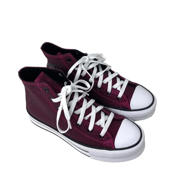Converse Chuck Taylor Lift Platform SB Shoes Women Kid Canvas Prime Pink A05496C