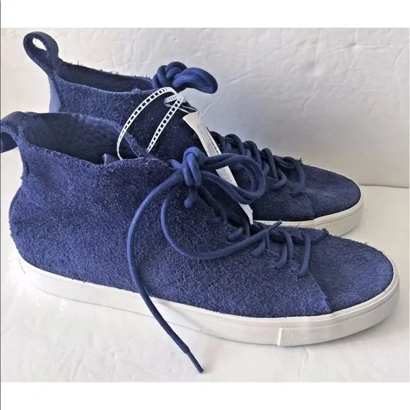 Converse Cons Blue Suede Leather Hi Top Sneakers 9