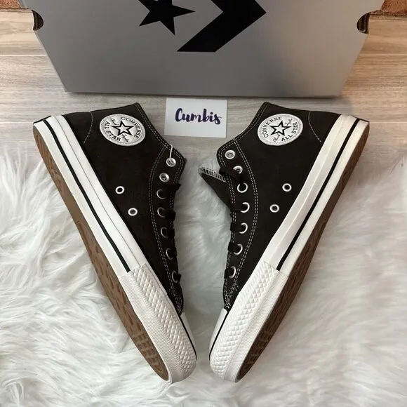 Converse CONS Chuck Taylor Pro Mid Shoes Suede Fresh Brew Men's 8.5 A08852C NEW