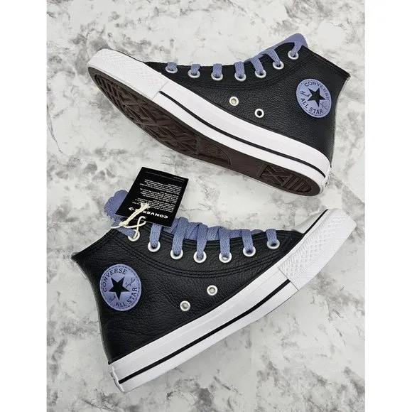 Converse CTAS HI Black/Thunder Daze Women's Shoes Size 6