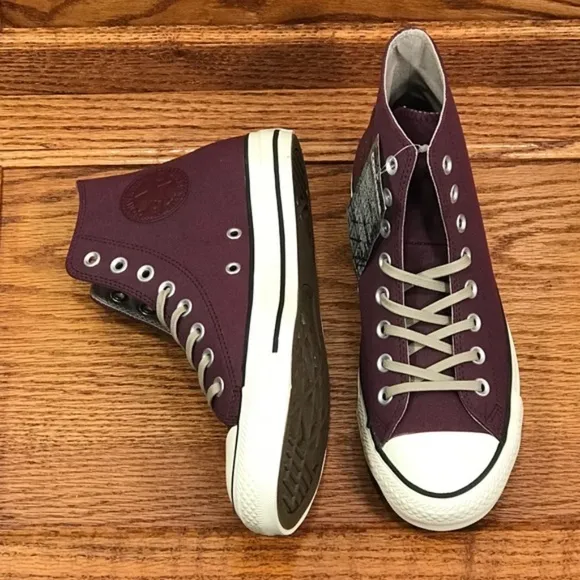 Converse CTAS Hi Dark Sangria Malted Egret Shoes